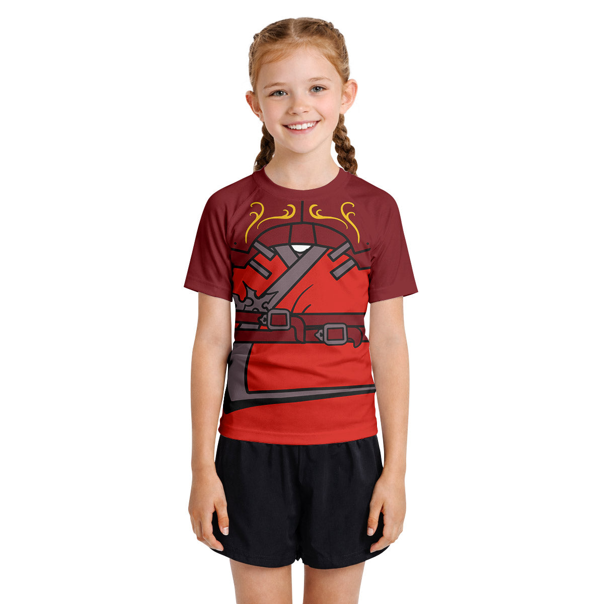 Ninjago Kai Fire Ninja Kids Rash Guard