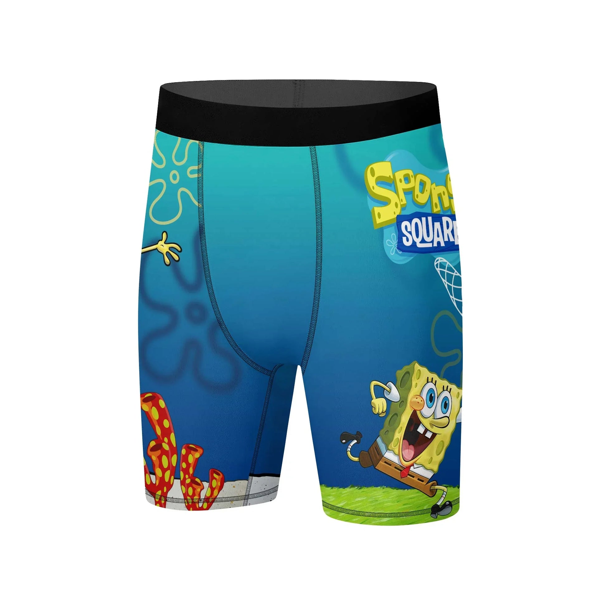 Ocean Pineapple Squad Compression Shorts