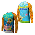 Ocean Pineapple Squad Kids Rash Guard