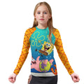 Ocean Pineapple Squad Kids Rash Guard