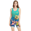 Ocean Pineapple Squad Wrestling Singlet