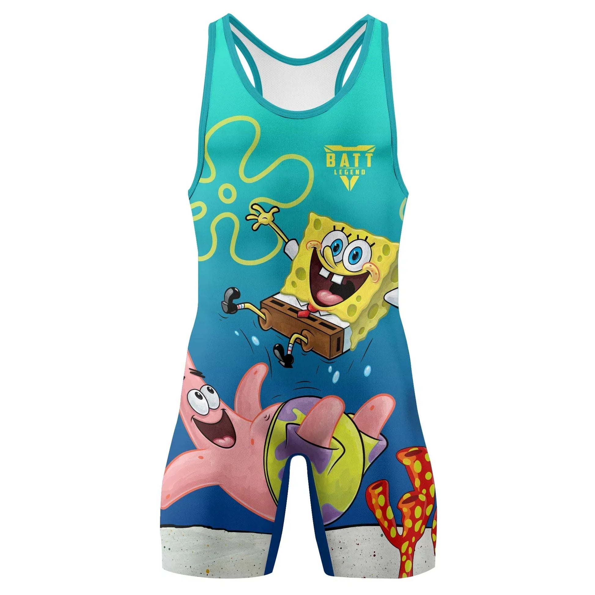 Ocean Pineapple Squad Wrestling Singlet