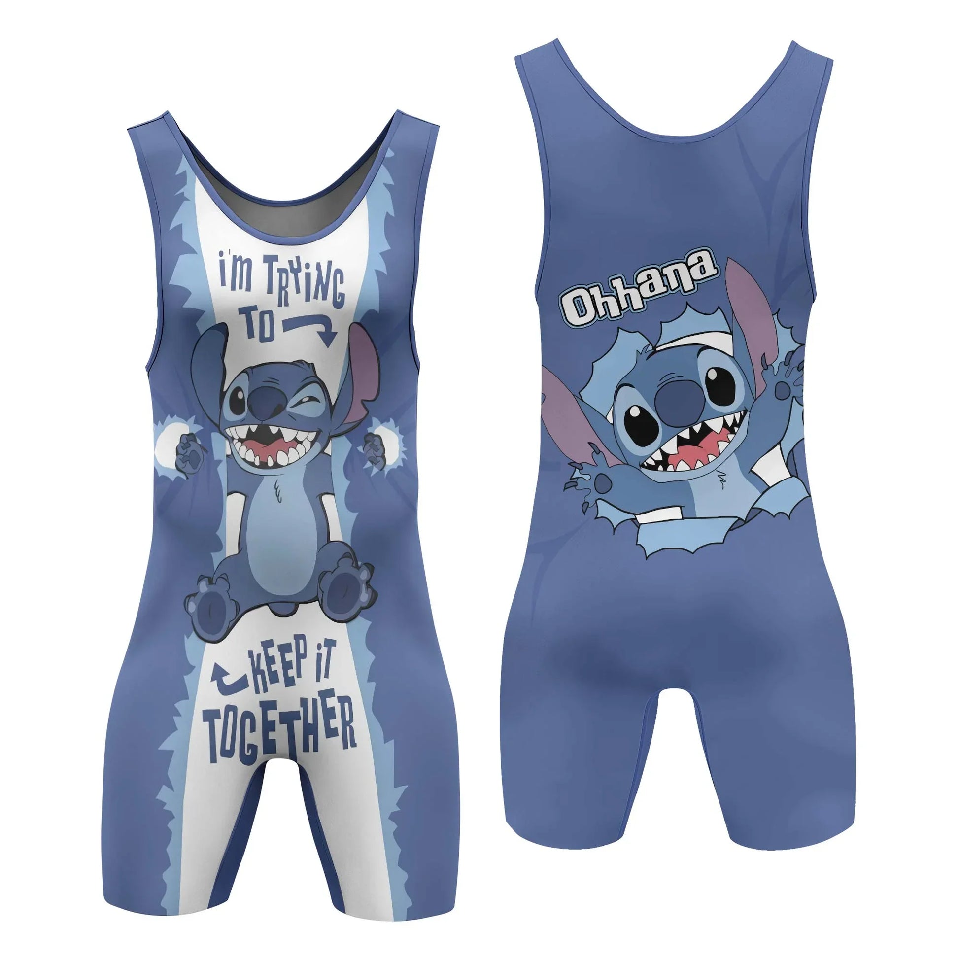 Ohhana Stitch Wrestling Singlet