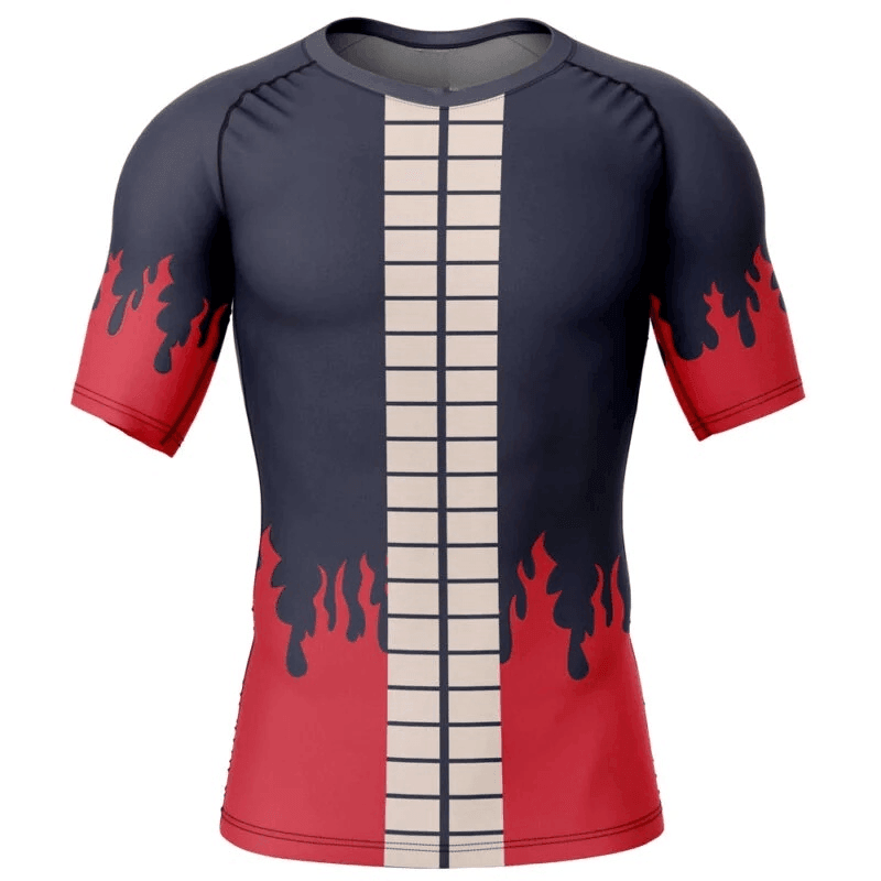 One Piece Ace Alabasta Cloak Rash Guard