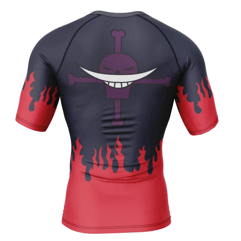 One Piece Ace Alabasta Cloak Rash Guard