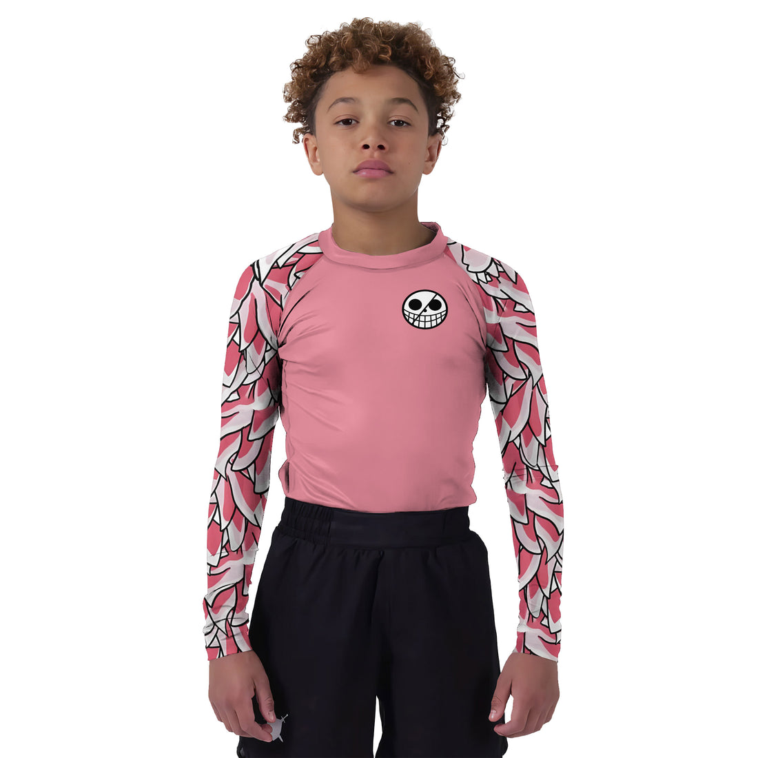 One Piece Doflamingo Family Symbol Kids Rash Guard