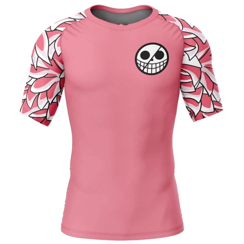 One Piece Doflamingo Family Symbol Rash Guard