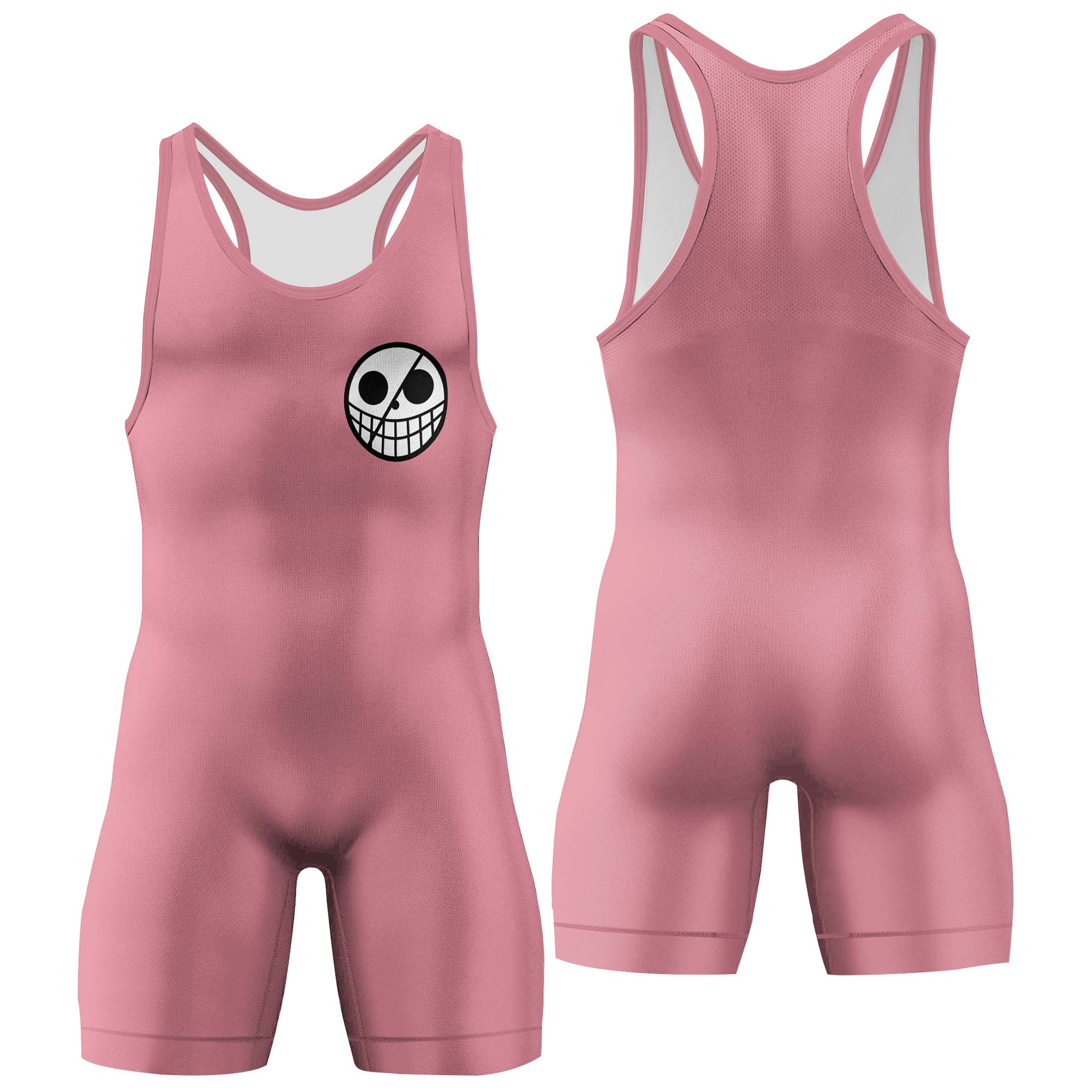 One Piece Doflamingo Family Symbol Wrestling Singlet