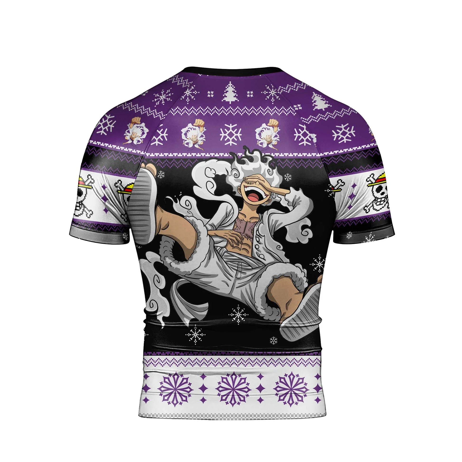 One Piece Luffy Gear Fifth Christmas Rash Guard