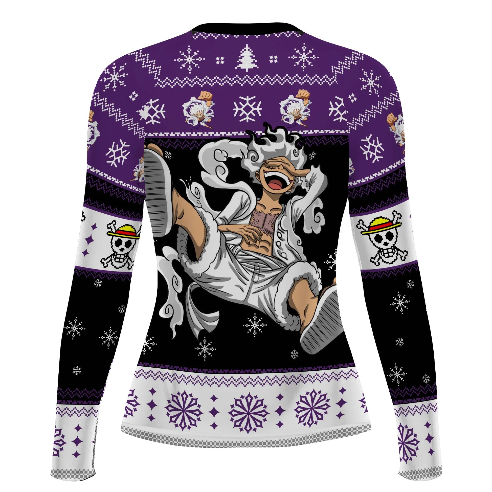 One Piece Luffy Gear Fifth Christmas Rash Guard