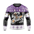 One Piece Luffy Gear Fifth Christmas Rash Guard