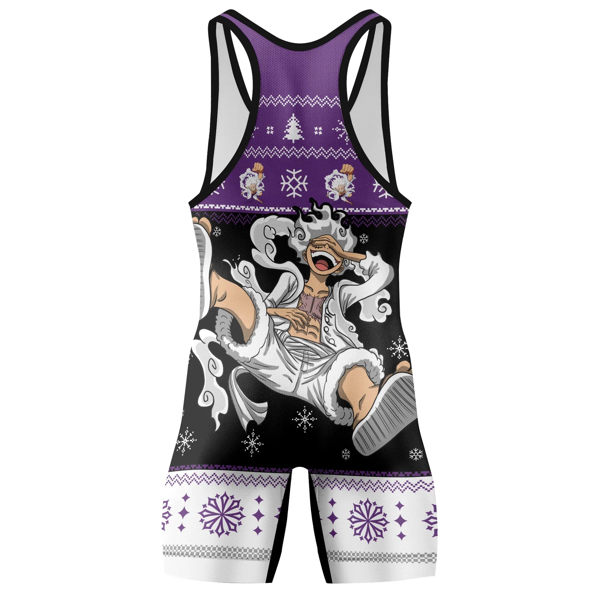 One Piece Luffy Gear Fifth Christmas Wrestling Singlet