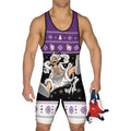 One Piece Luffy Gear Fifth Christmas Wrestling Singlet