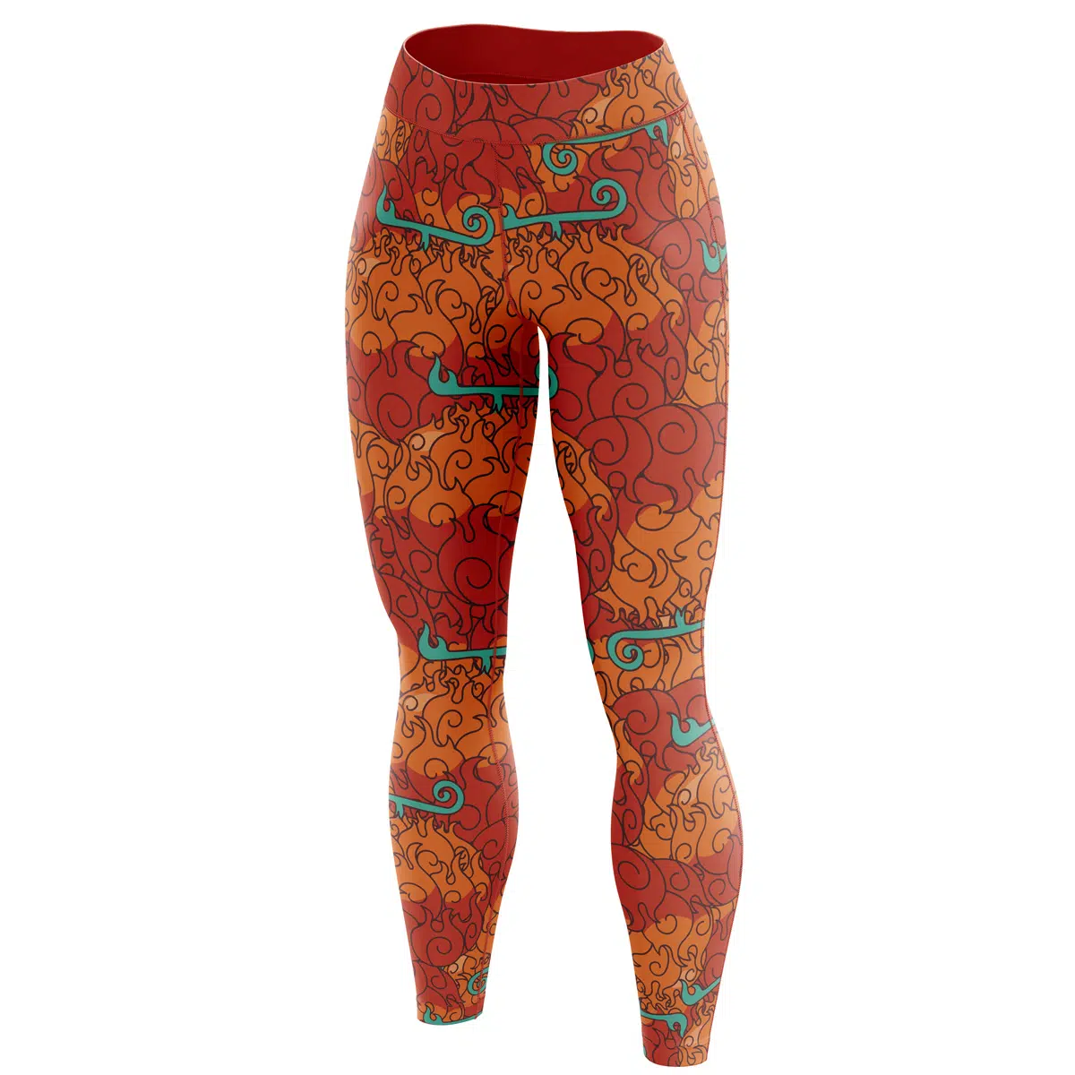 One Piece Mera Mera no Mi Leggings