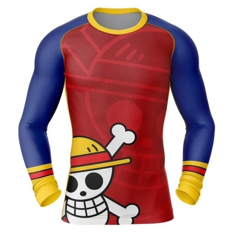 One Piece Monkey D Luffy Rash Guard | Jiu Jitsu Rash Guard