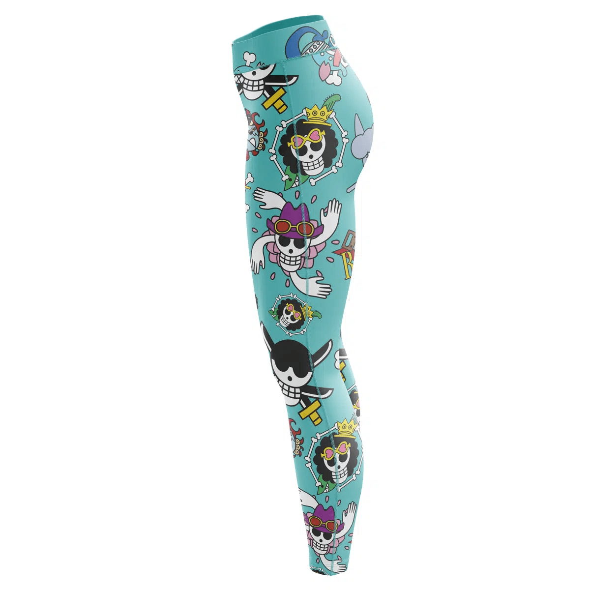 One Piece Straw Hat Menbers Skull Symbol Leggings