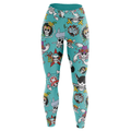 One Piece Straw Hat Menbers Skull Symbol Leggings