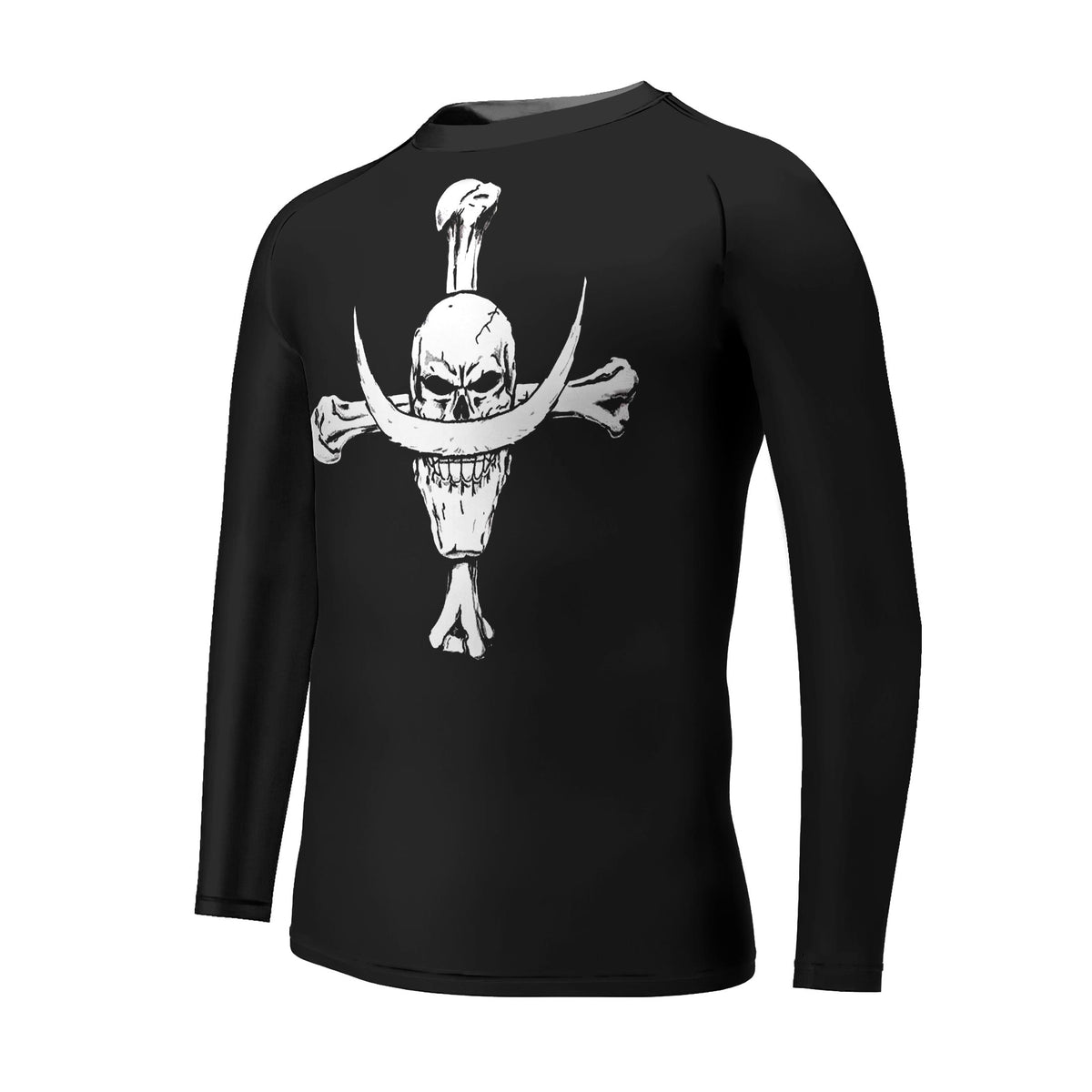 One Piece White Bear Pirate Kids Rash Guard