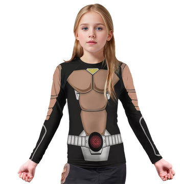 One Punch Man Mumen Rider Kids Rash Guard