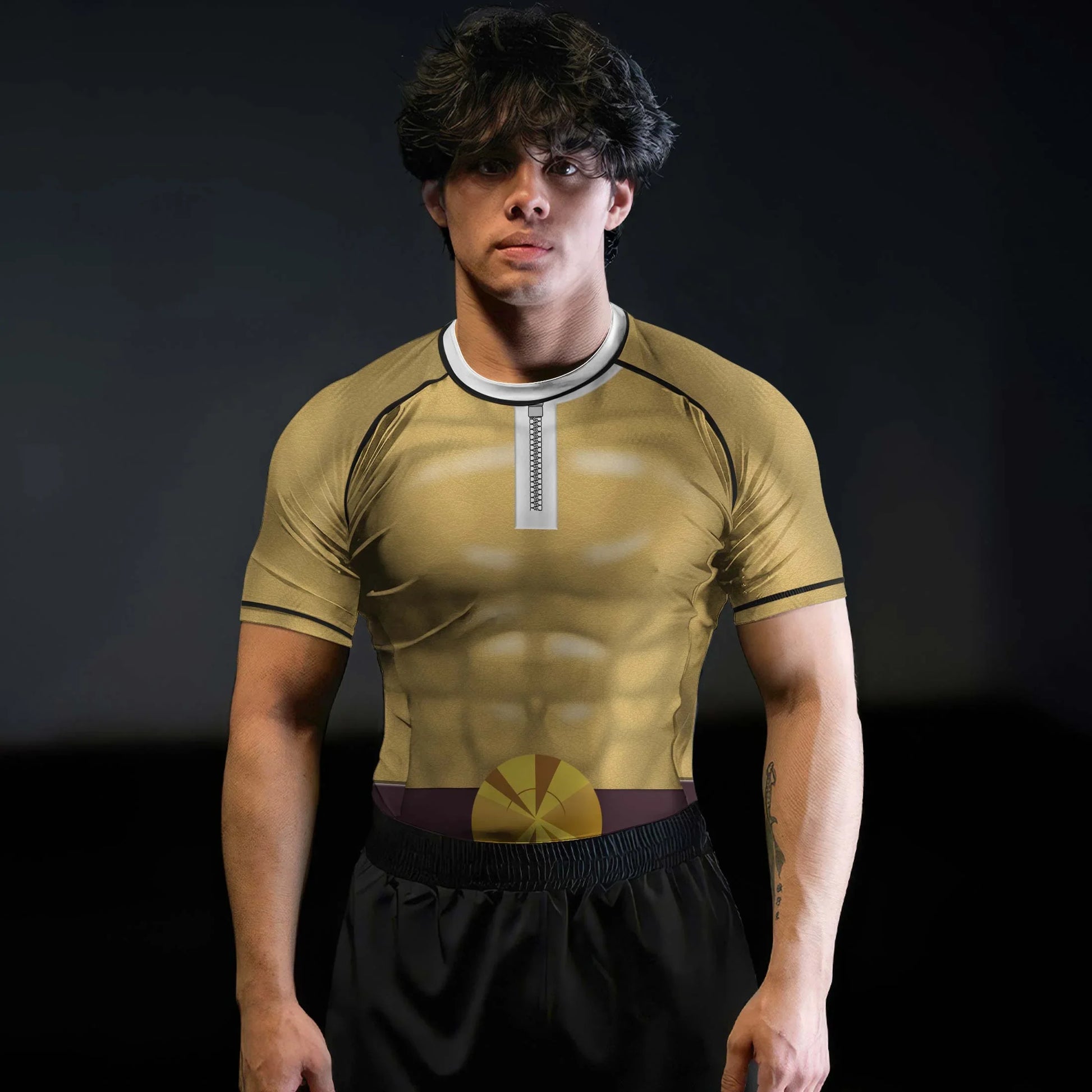 One Punch Man Saitama Rash Guard