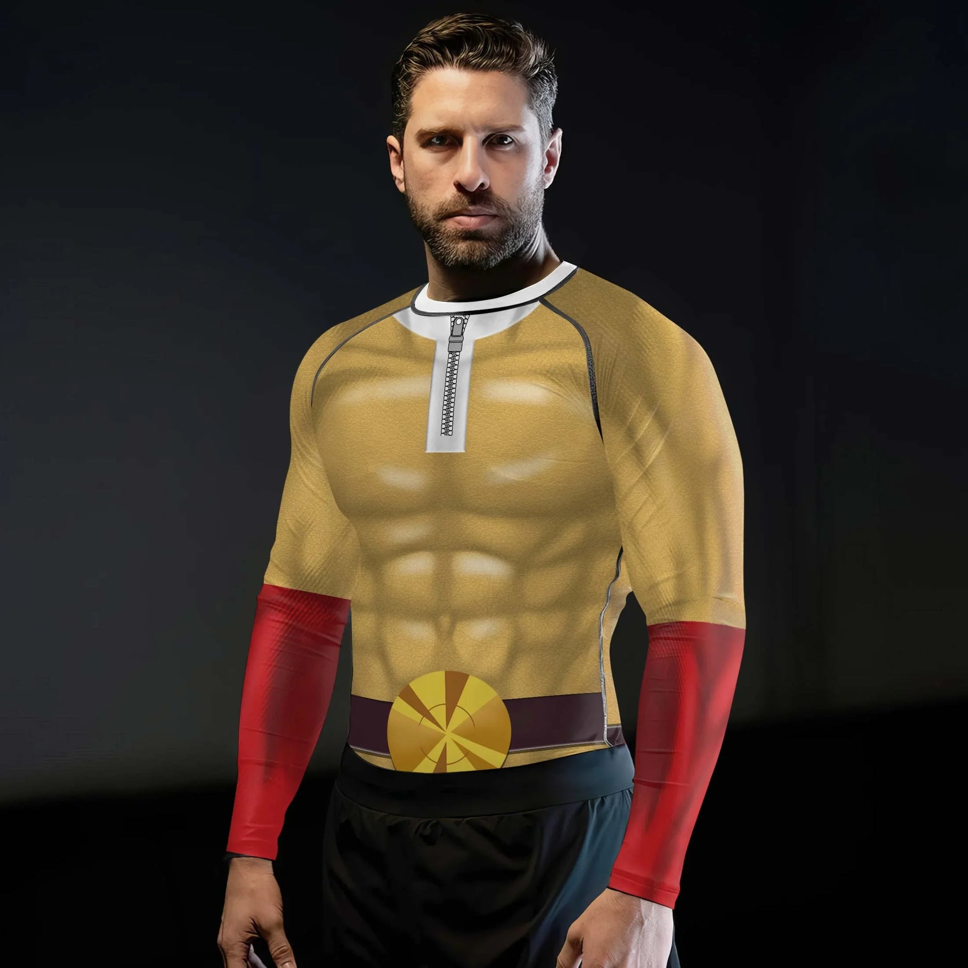 One Punch Man Saitama Rash Guard