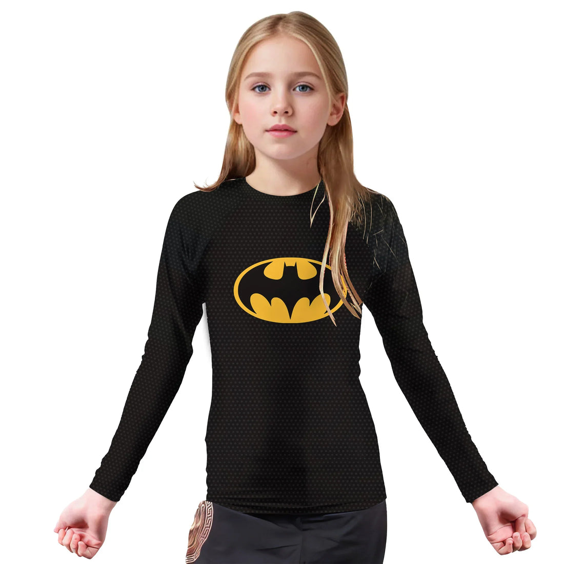 Original Batman Cosplay Kids Rash Guard