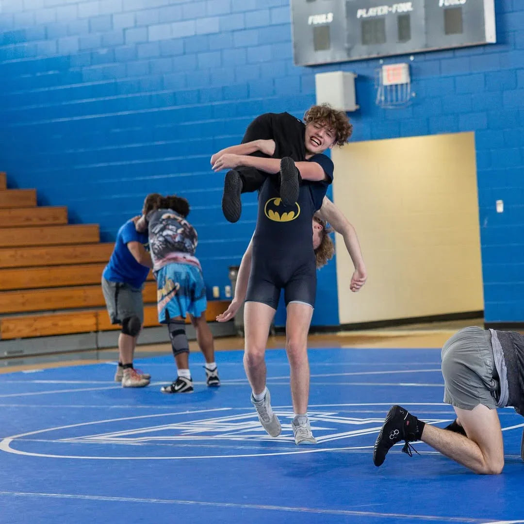 Original Batman Cosplay Wrestling Singlet