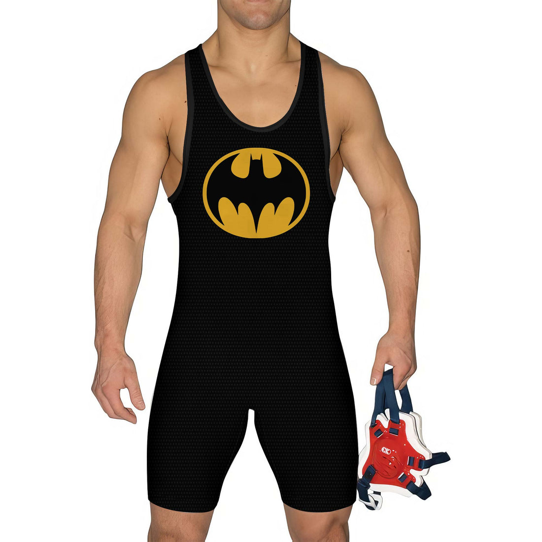 Original Batman Cosplay Men's Wrestling Singlet