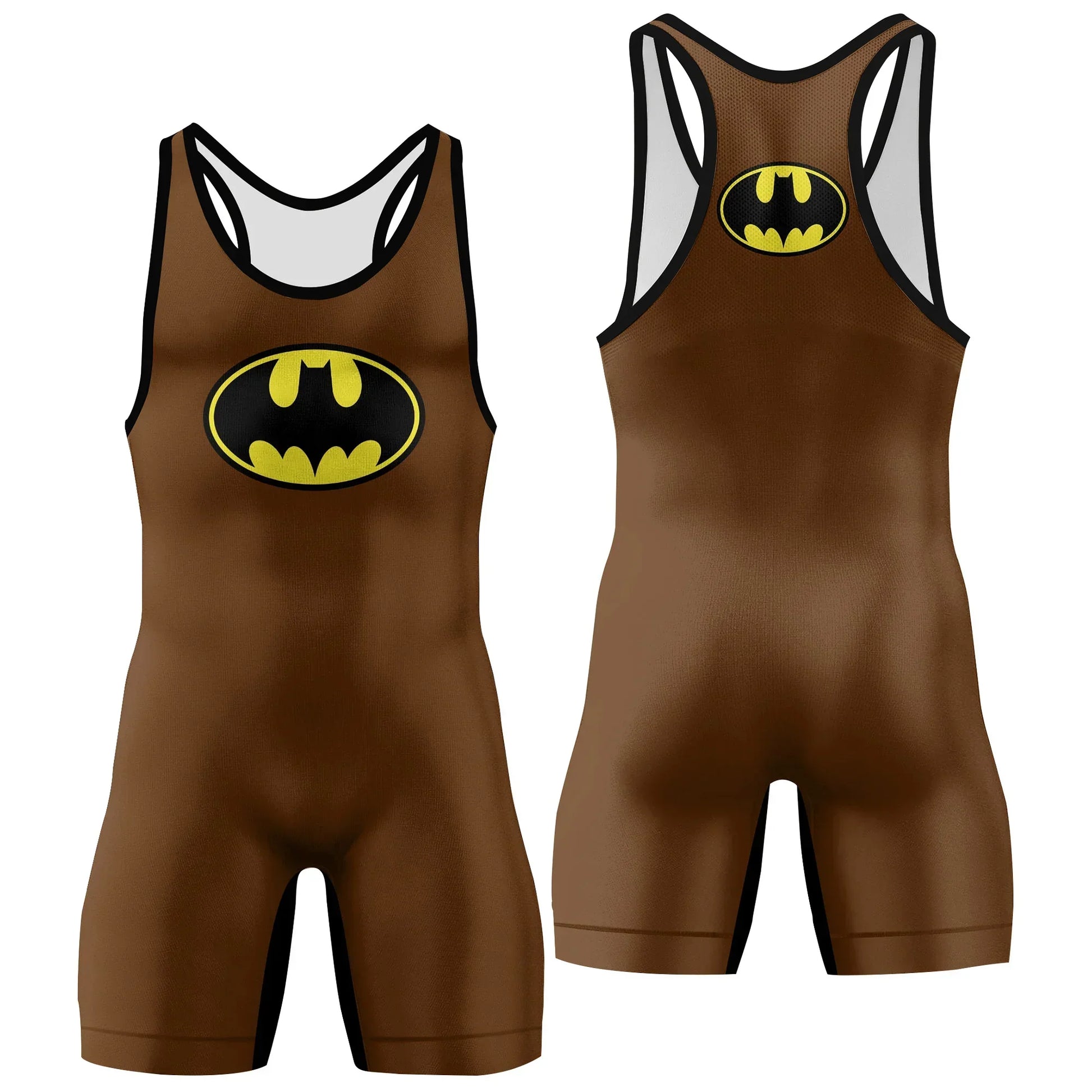 Original Batman Cosplay Men's Wrestling Singlet
