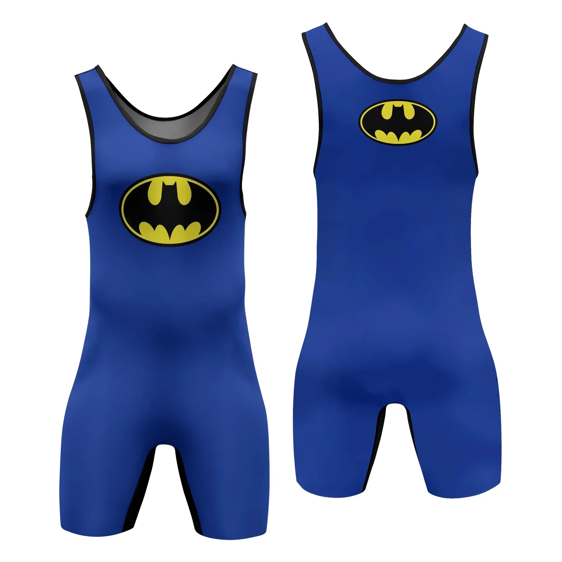 Original Batman Cosplay Men's Wrestling Singlet