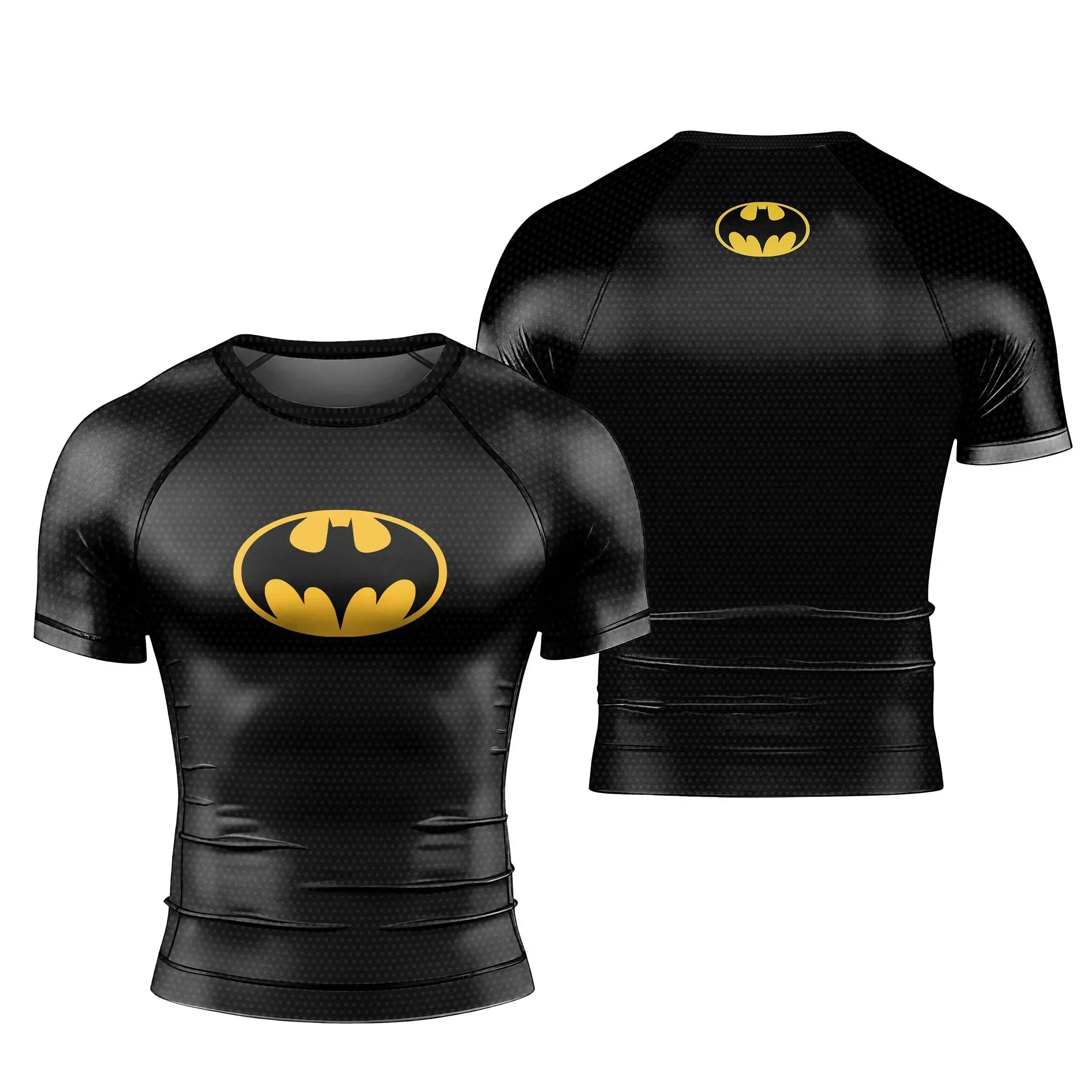 Original Batman Cosplay Rash Guard | Athletic Wear for Training