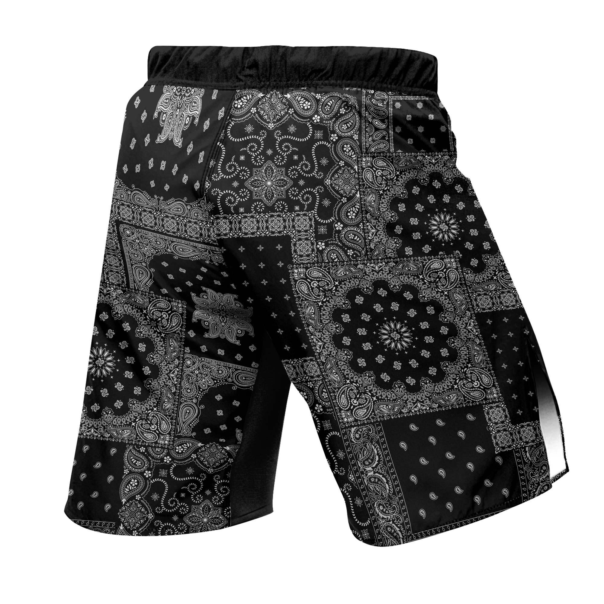 Paisley Wave Fight Shorts | Paisley Board Shorts | Martial Art shorts