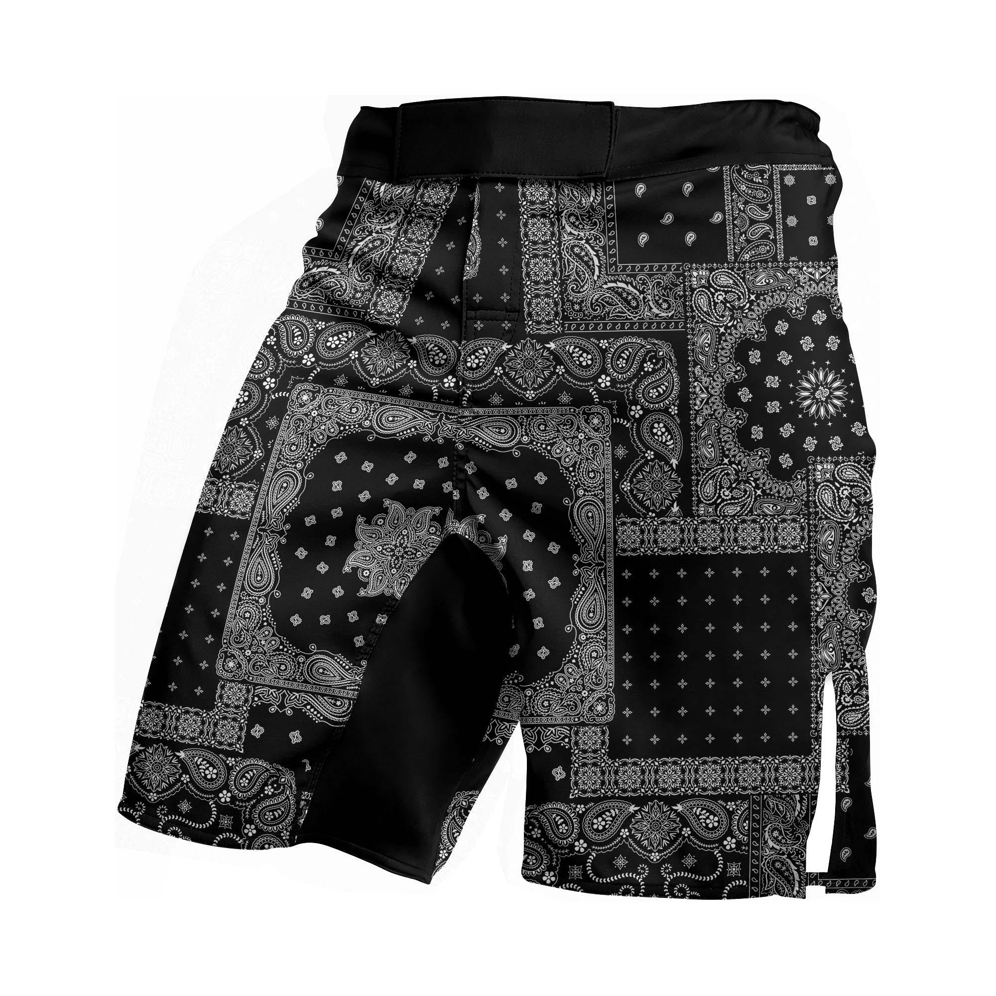 Paisley Wave Fight Shorts | Paisley Board Shorts | Martial Art shorts