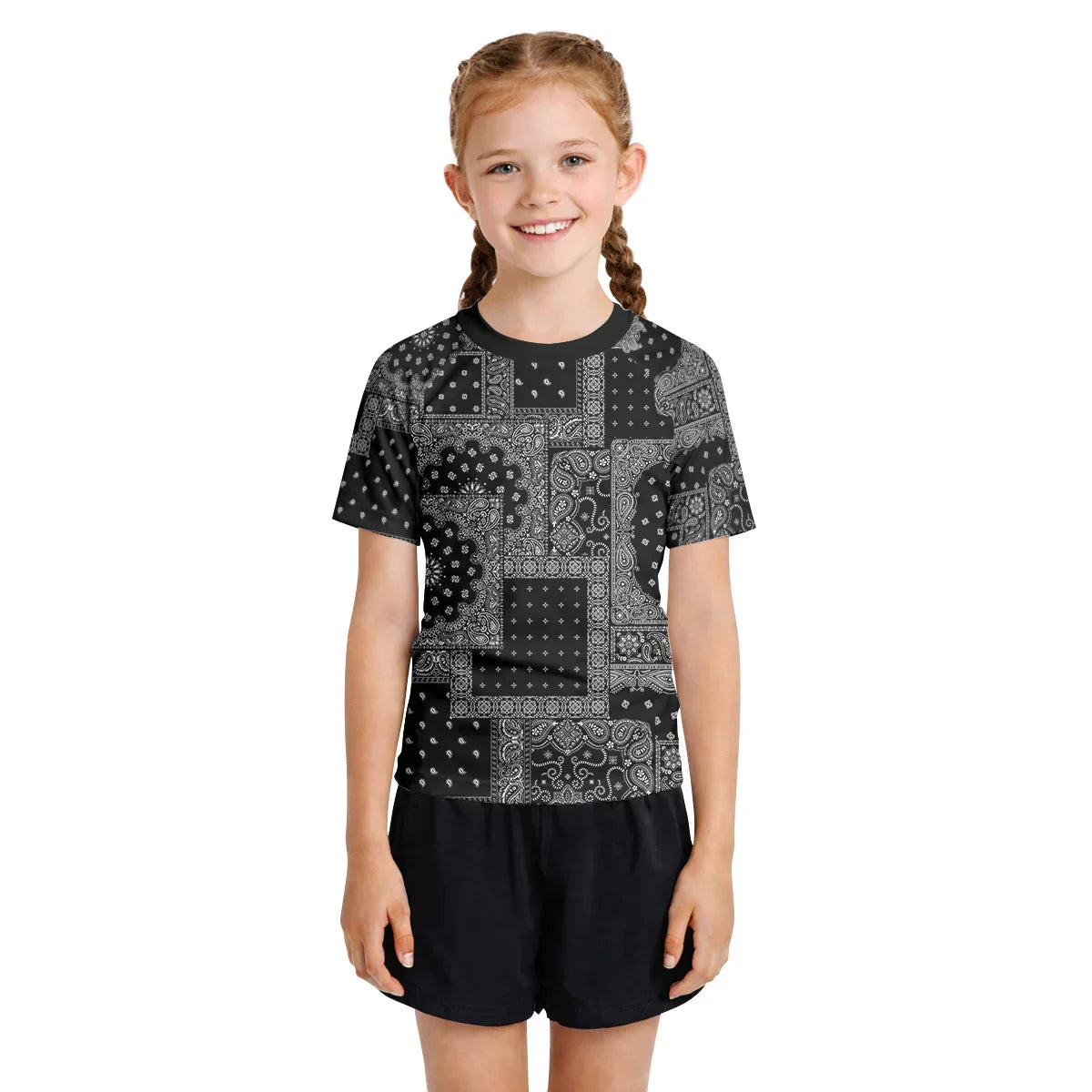 Paisley Wave Kids Rash Guard