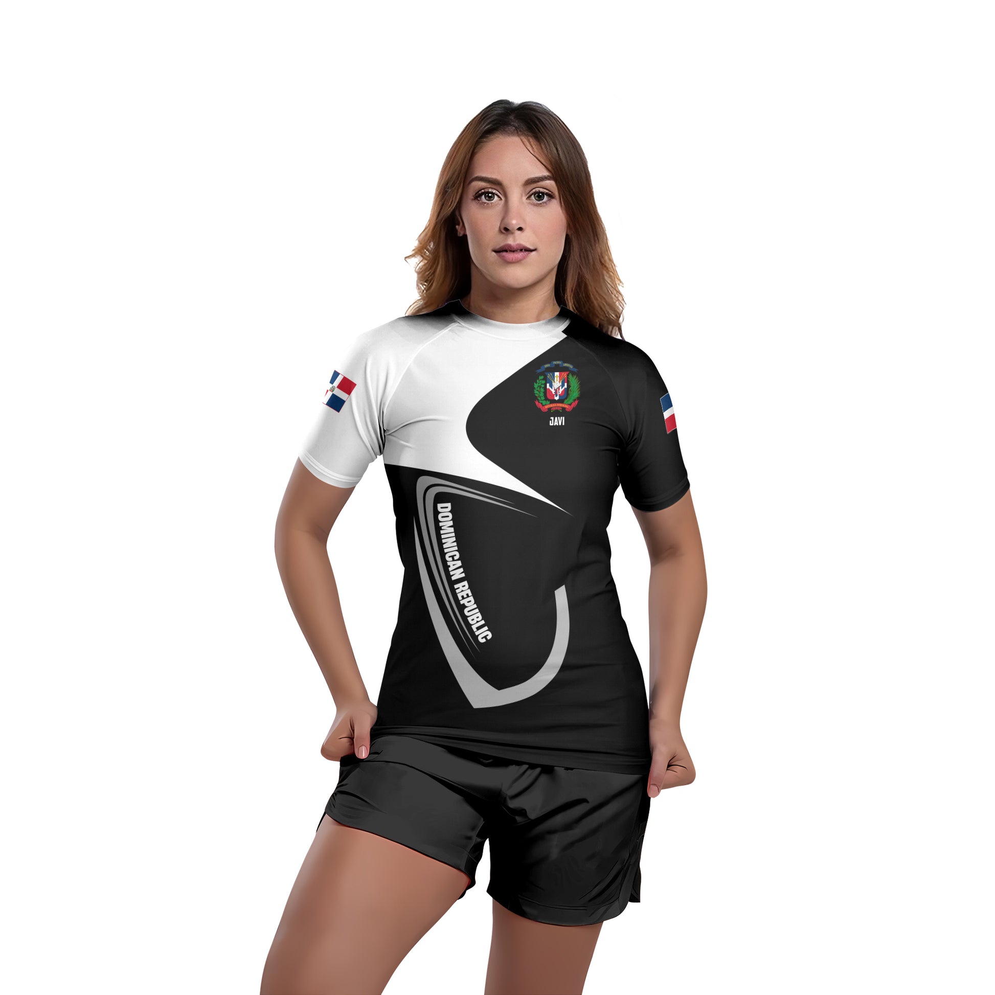 Personalized Dominican Heat Rash Guard