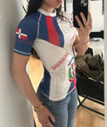 Personalized Dominican Republic Patriot Rash Guard
