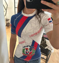 Personalized Dominican Republic Patriot Rash Guard