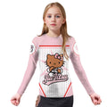 Personalized Jiu Jitsu Hello Kitty Kids Rash Guard
