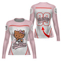 Personalized Jiu Jitsu Hello Kitty Rash Guard