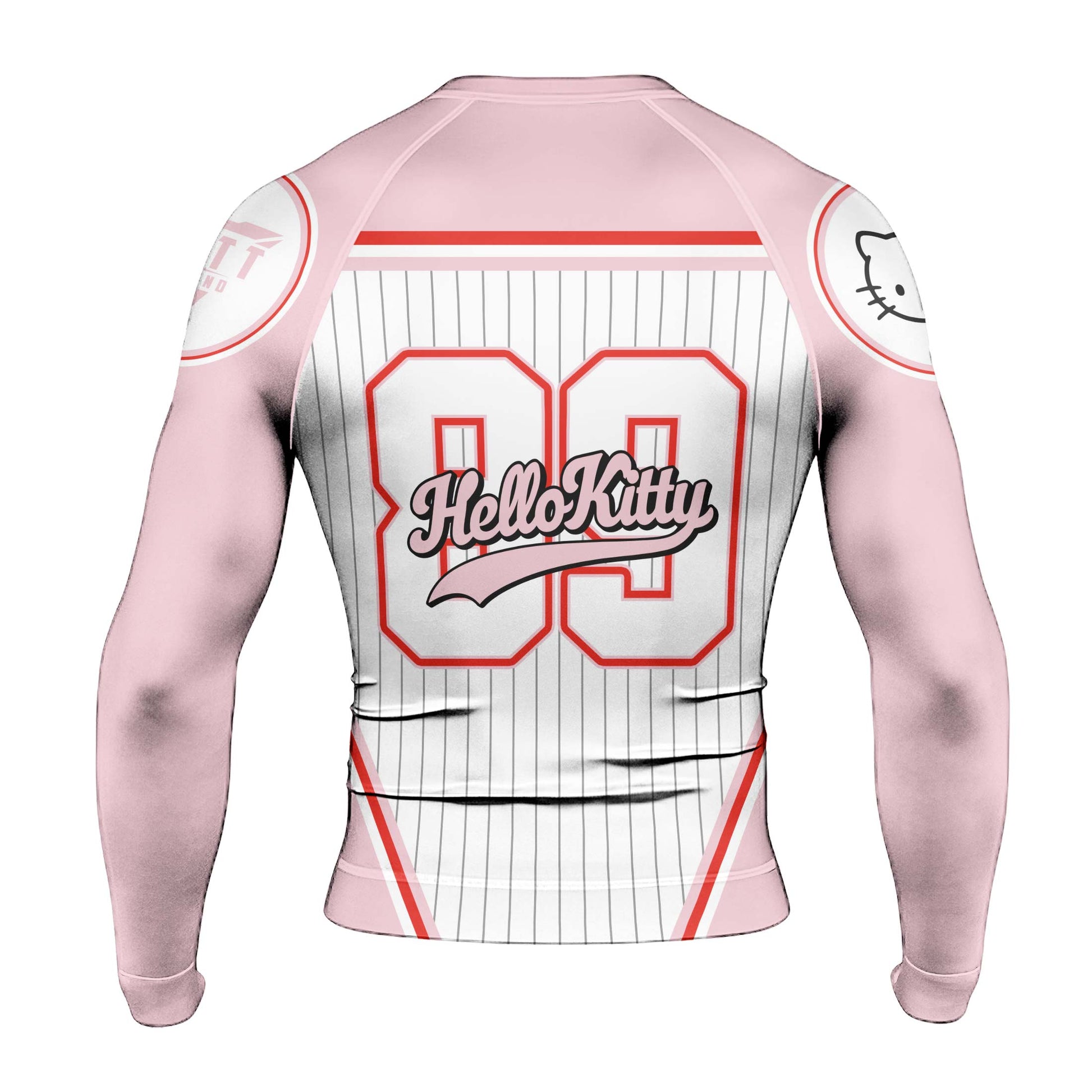 Personalized Jiu Jitsu Hello Kitty Rash Guard