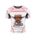 Personalized Jiu Jitsu Hello Kitty Rash Guard