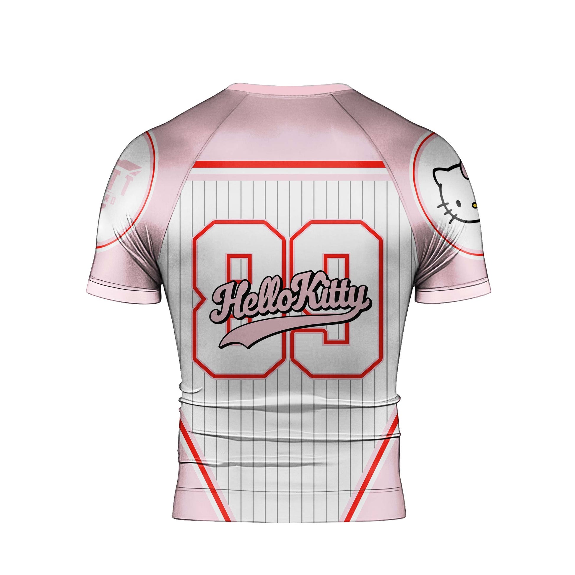 Personalized Jiu Jitsu Hello Kitty Rash Guard