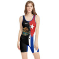 Personalized Mexico Cuba Wrestling Singlet