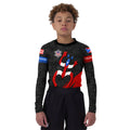 Personalized Puerto Rican Spirit Kids Rash Guard