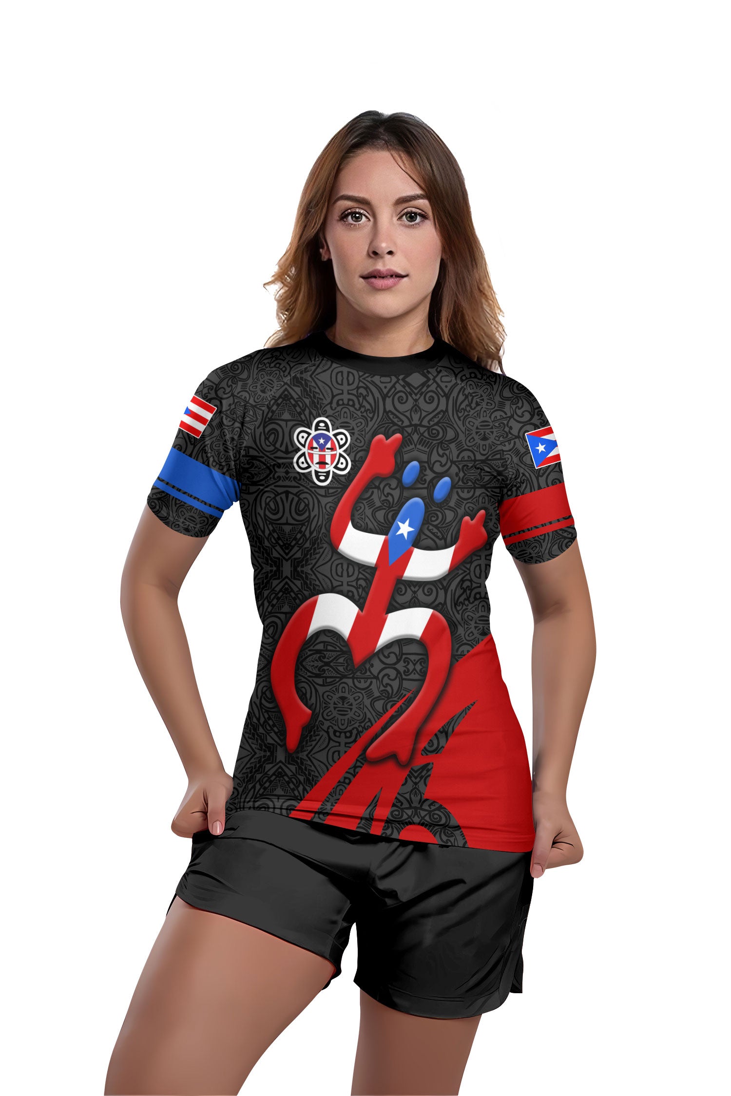 Personalized Puerto Rican Spirit Rash Guard