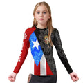 Personalized Puerto Rico Resilience Kids Rash Guard