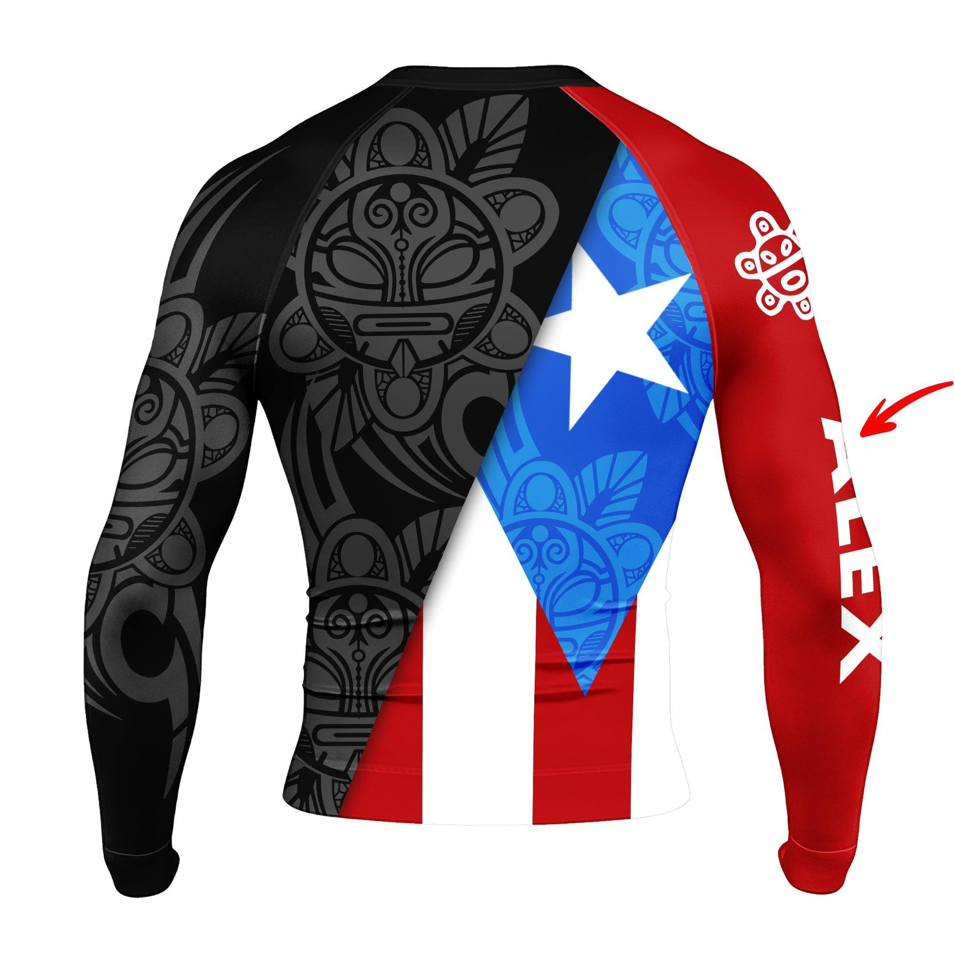 Personalized Puerto Rico Resilience Rash Guard