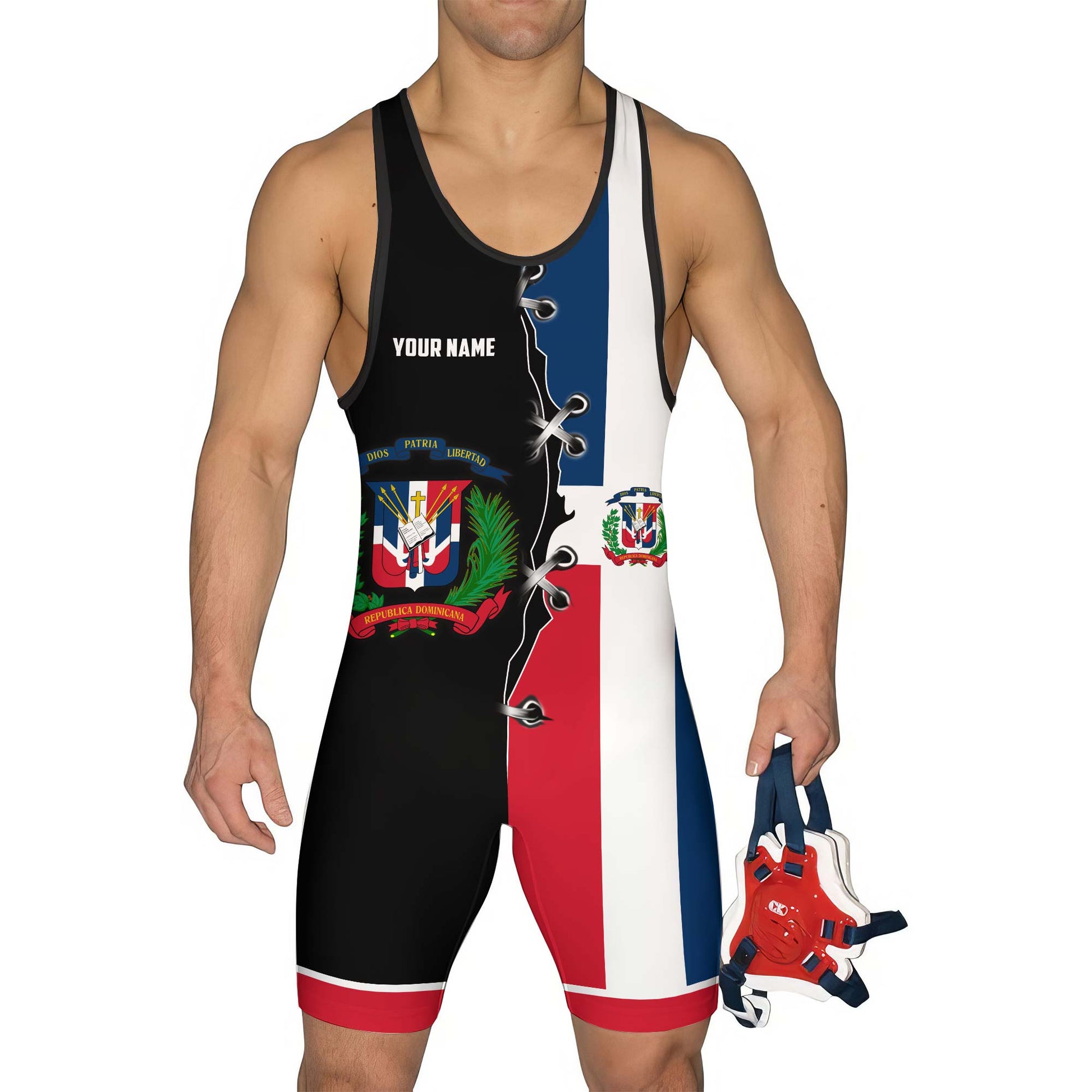 Personalized Quisqueya Guardian Wrestling Singlets