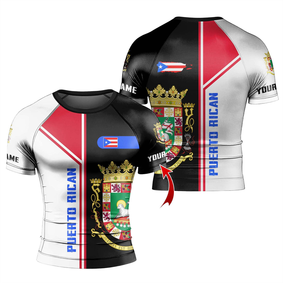 Personalized San Juan Defender Rash Guard