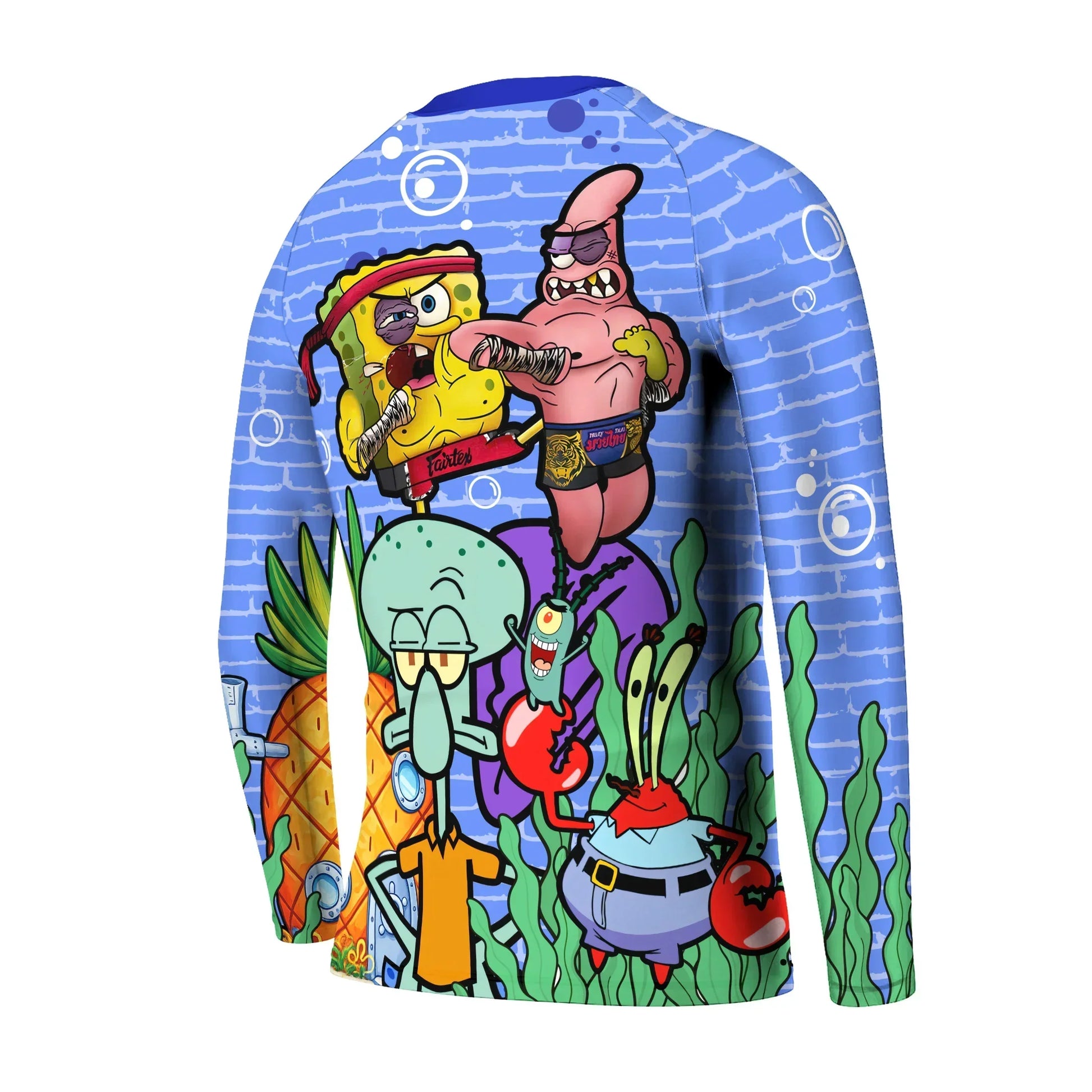 Personalized Spongebob Martial Art Kids Rash Guard